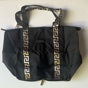 Versace Parfums Black Gold Medusa Tote Bag